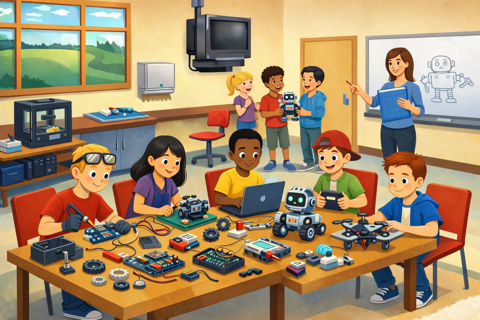 CELPIP Speaking: Robotics Classroom