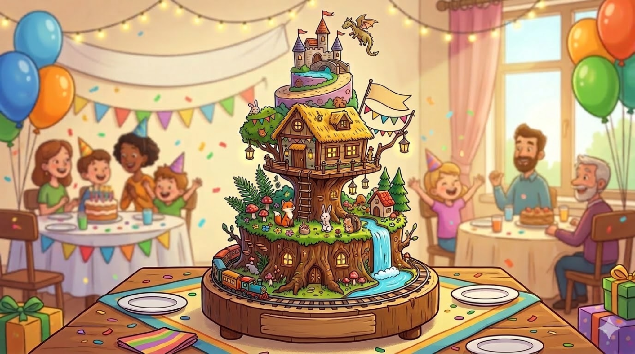 CELPIP Speaking Task 8: A Magical Treehouse Birthday Cake