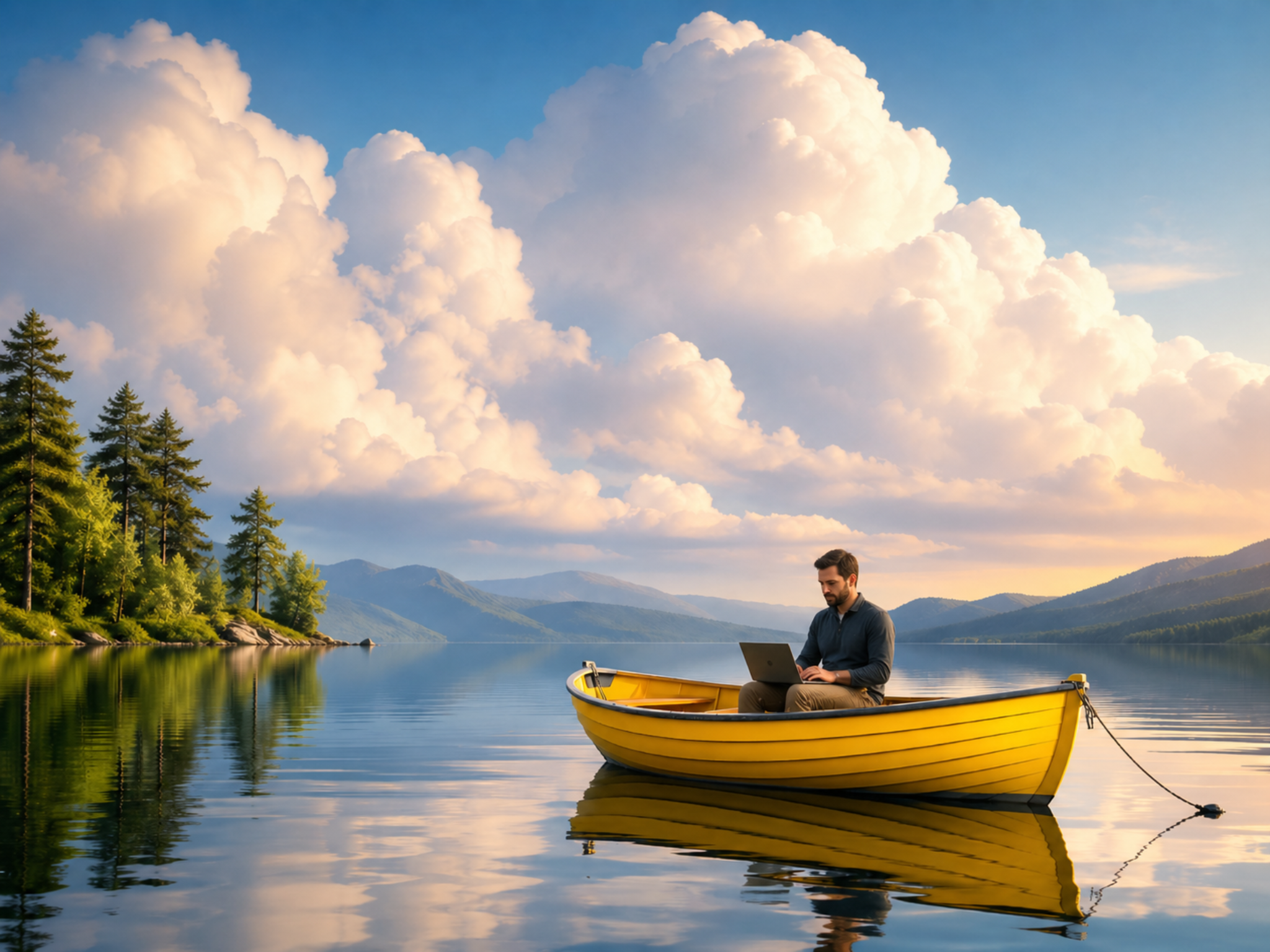 CELPIP Speaking Task 8: Working Remotely on a Quiet Lake