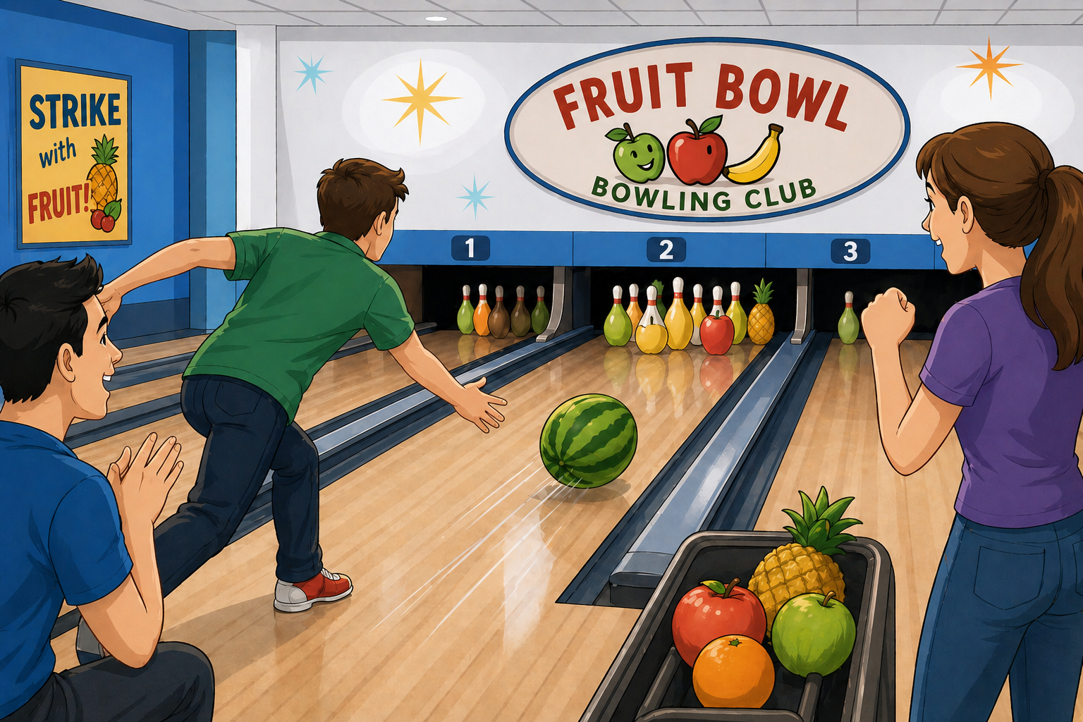 CELPIP Speaking Task 8: Bowling With Fruit
