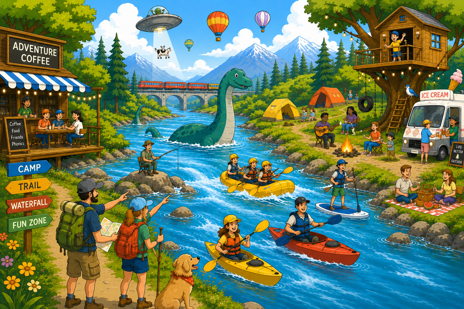 CELPIP Speaking Task 8: Adventure Park with a Dinosaur