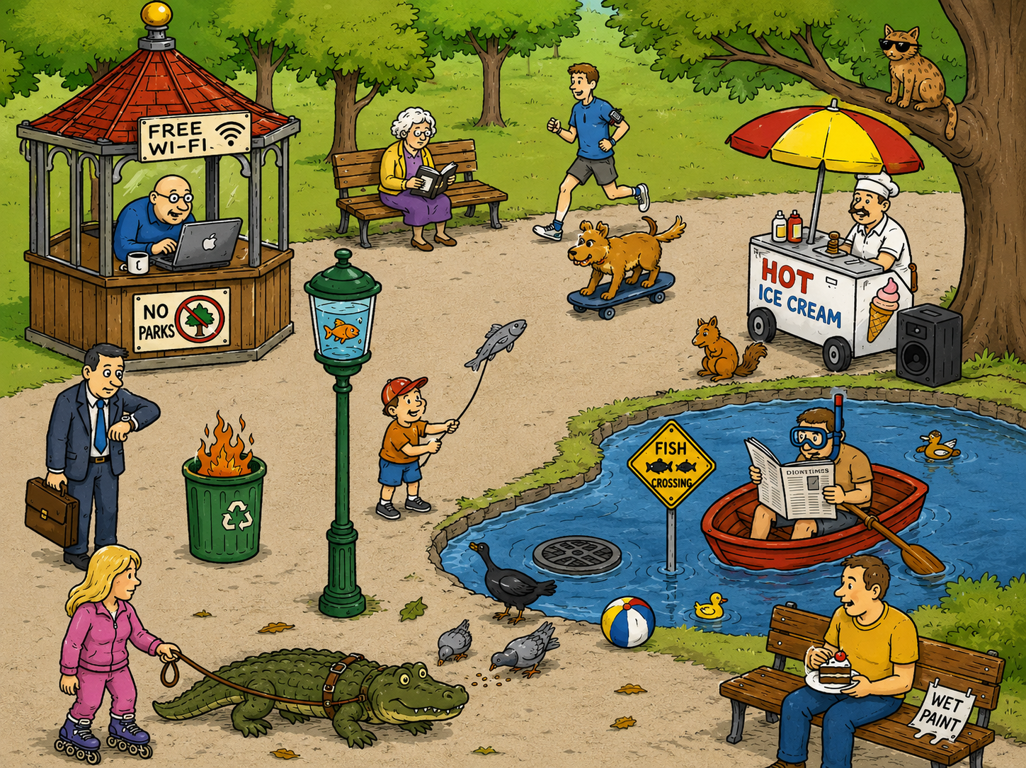 CELPIP Speaking Task 8: A Funny Day in the Park
