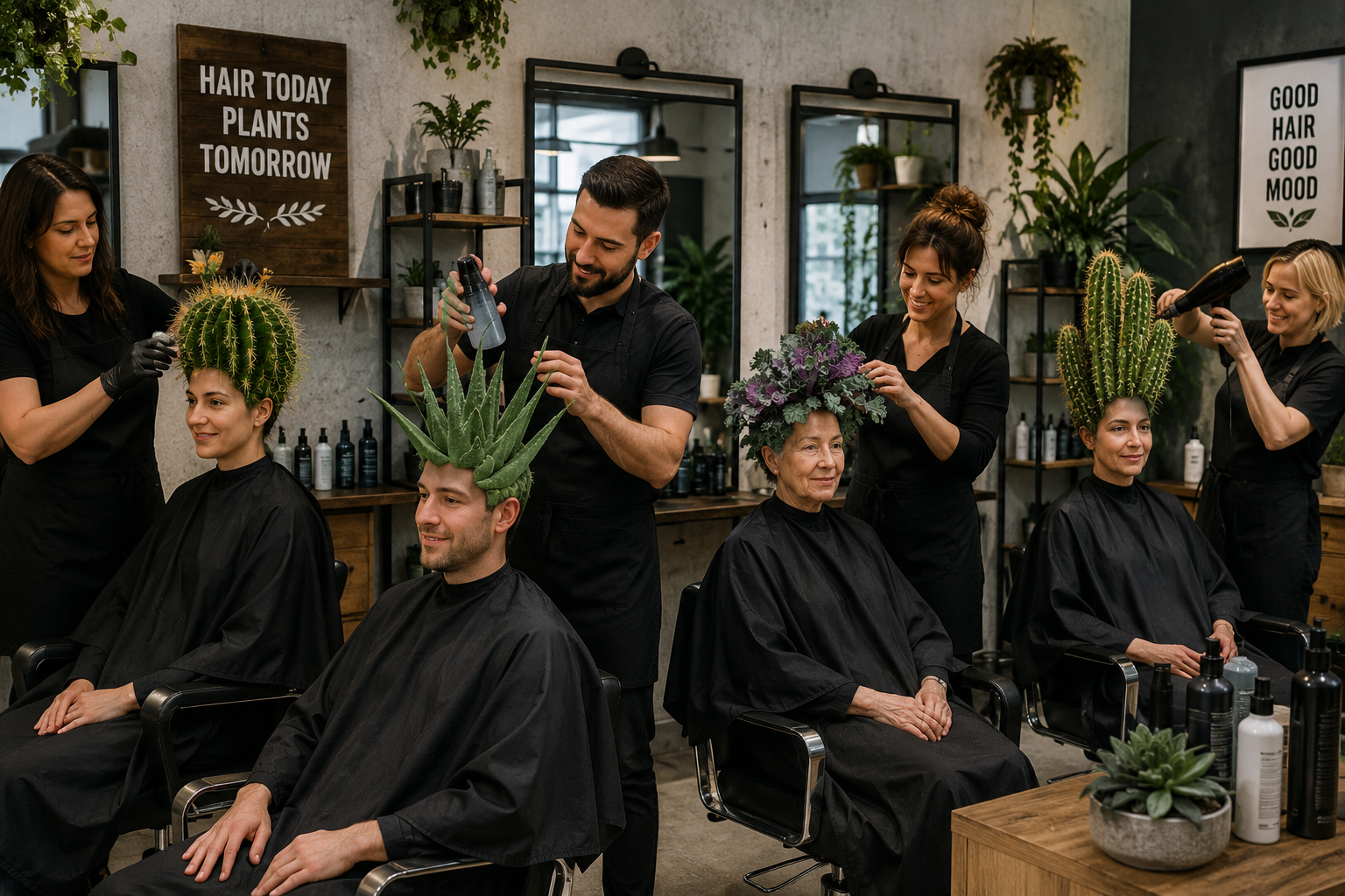 CELPIP Speaking Task 8: Plant Hairstyles at a Salon