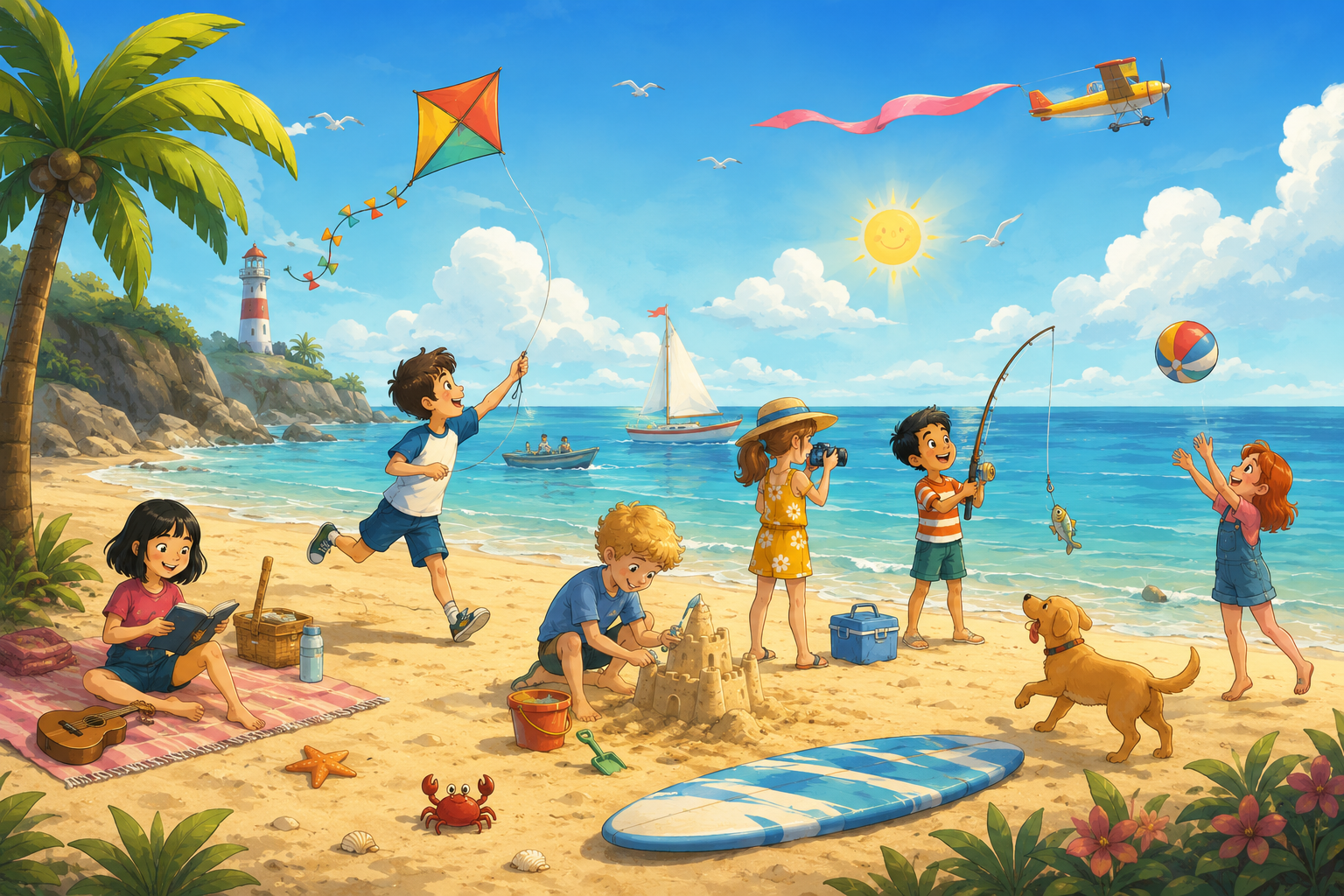 CELPIP Speaking Task 3: Beach Day Activities