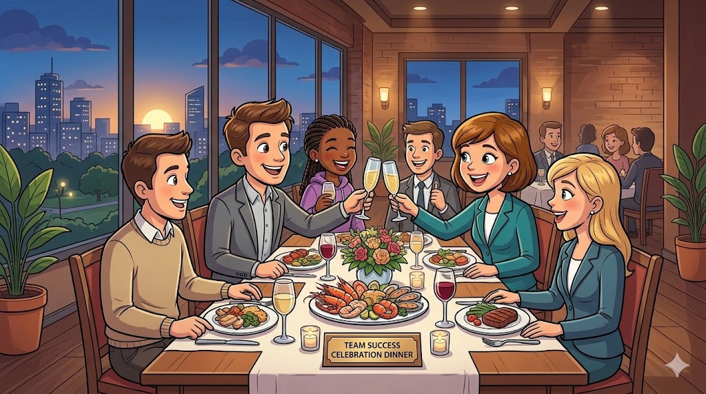 CELPIP Writing Task 1: Team Celebration Dinner