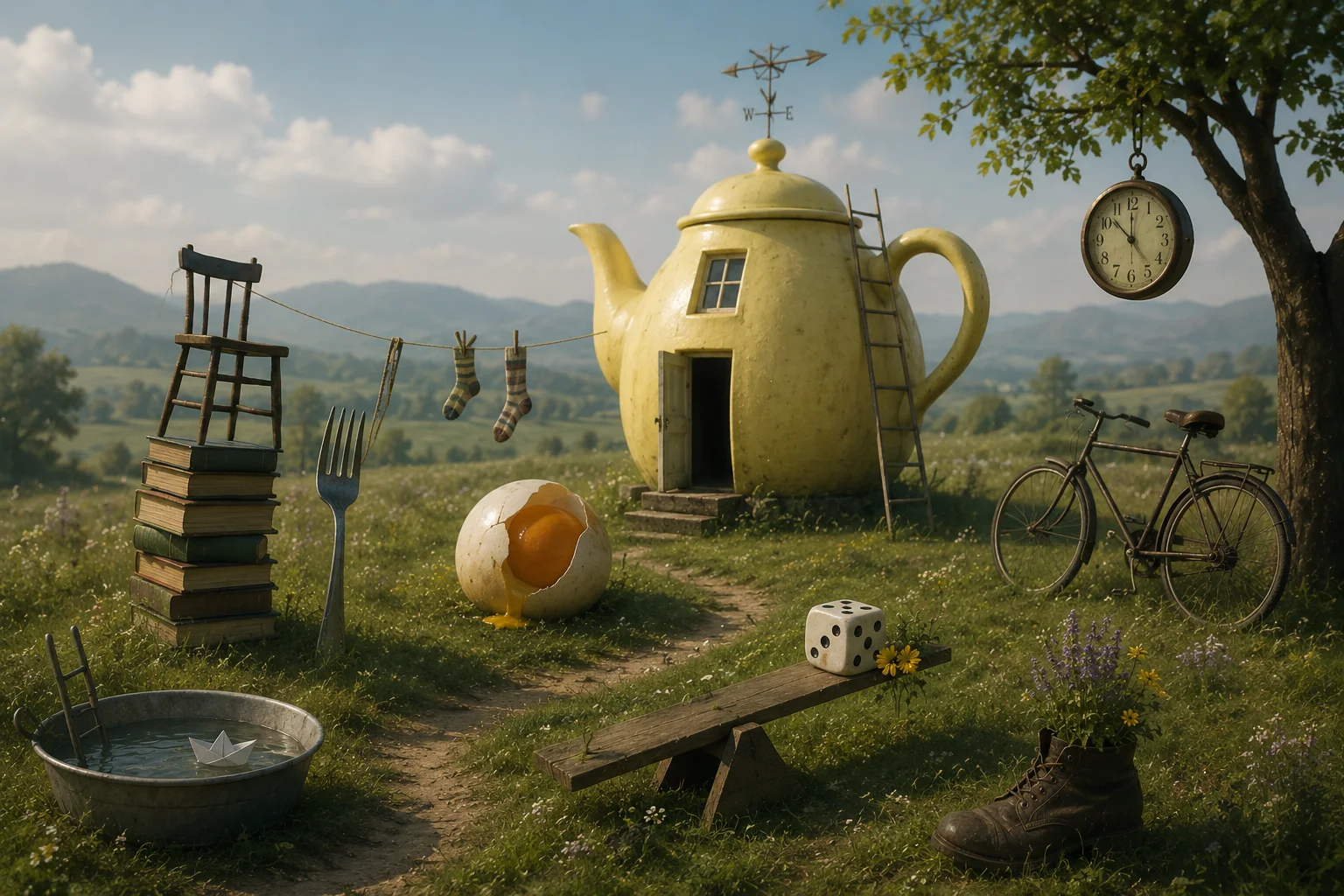 CELPIP Speaking Task 8: A Teapot House in a Meadow