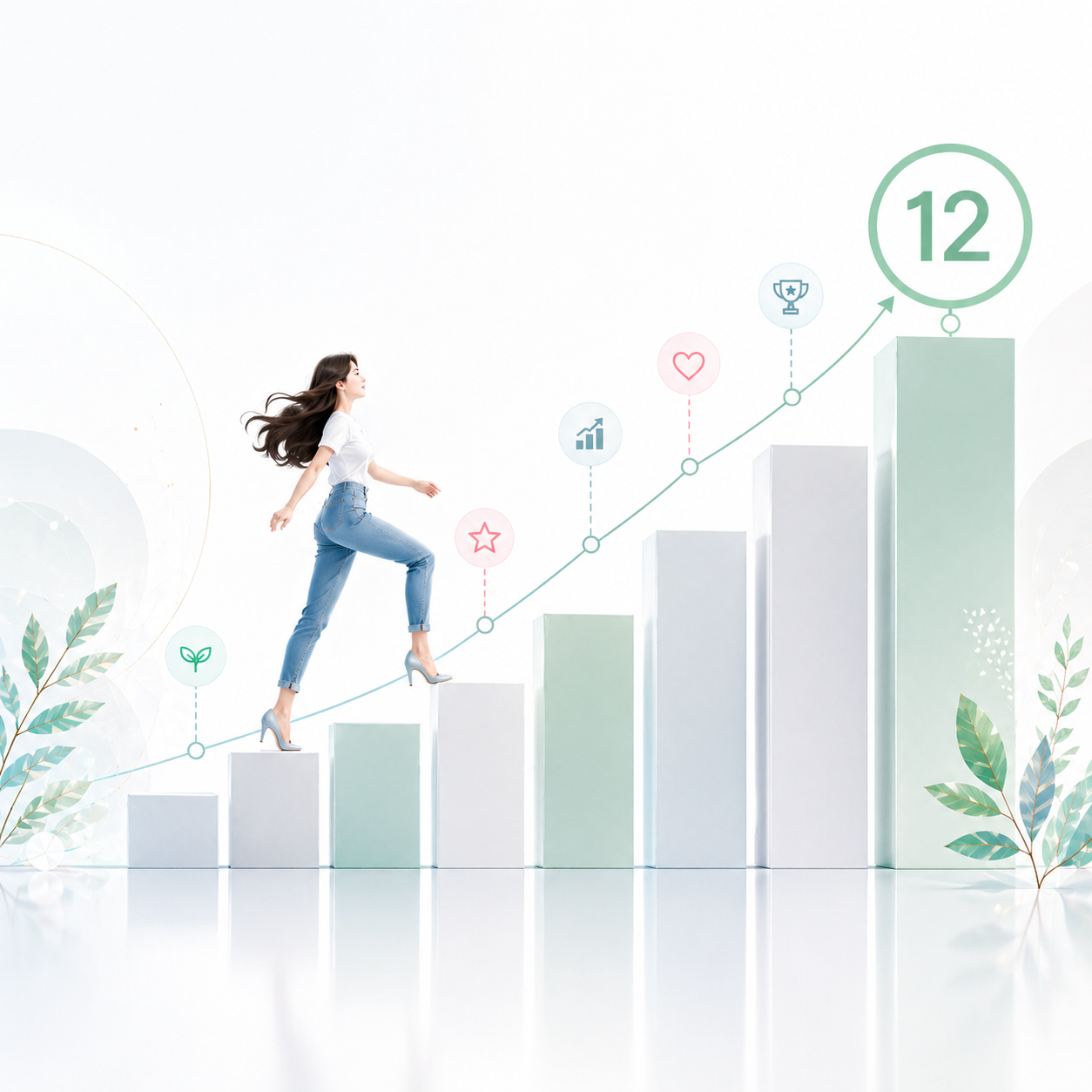 CELPIP mock test score progress illustration