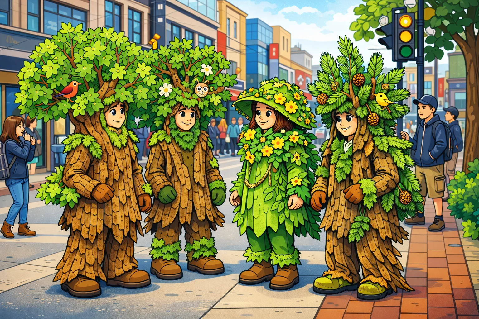 CELPIP Speaking: Nature-Themed Street Performance