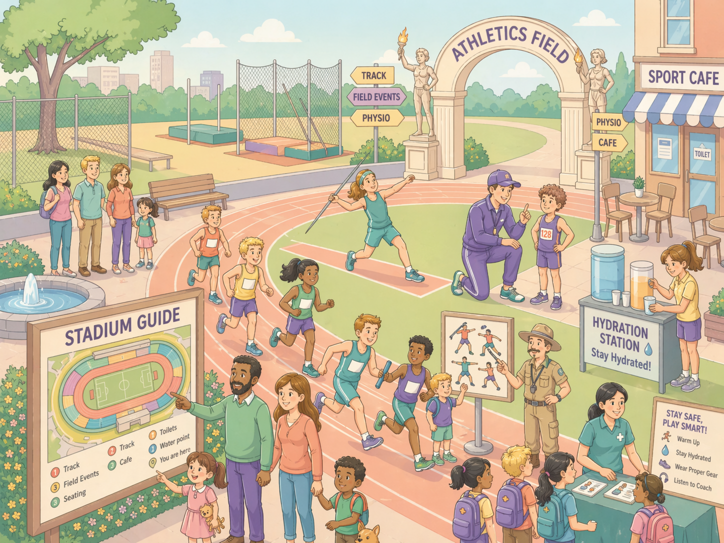 CELPIP Speaking Task 3: Track and Field Day at the Athletics Field