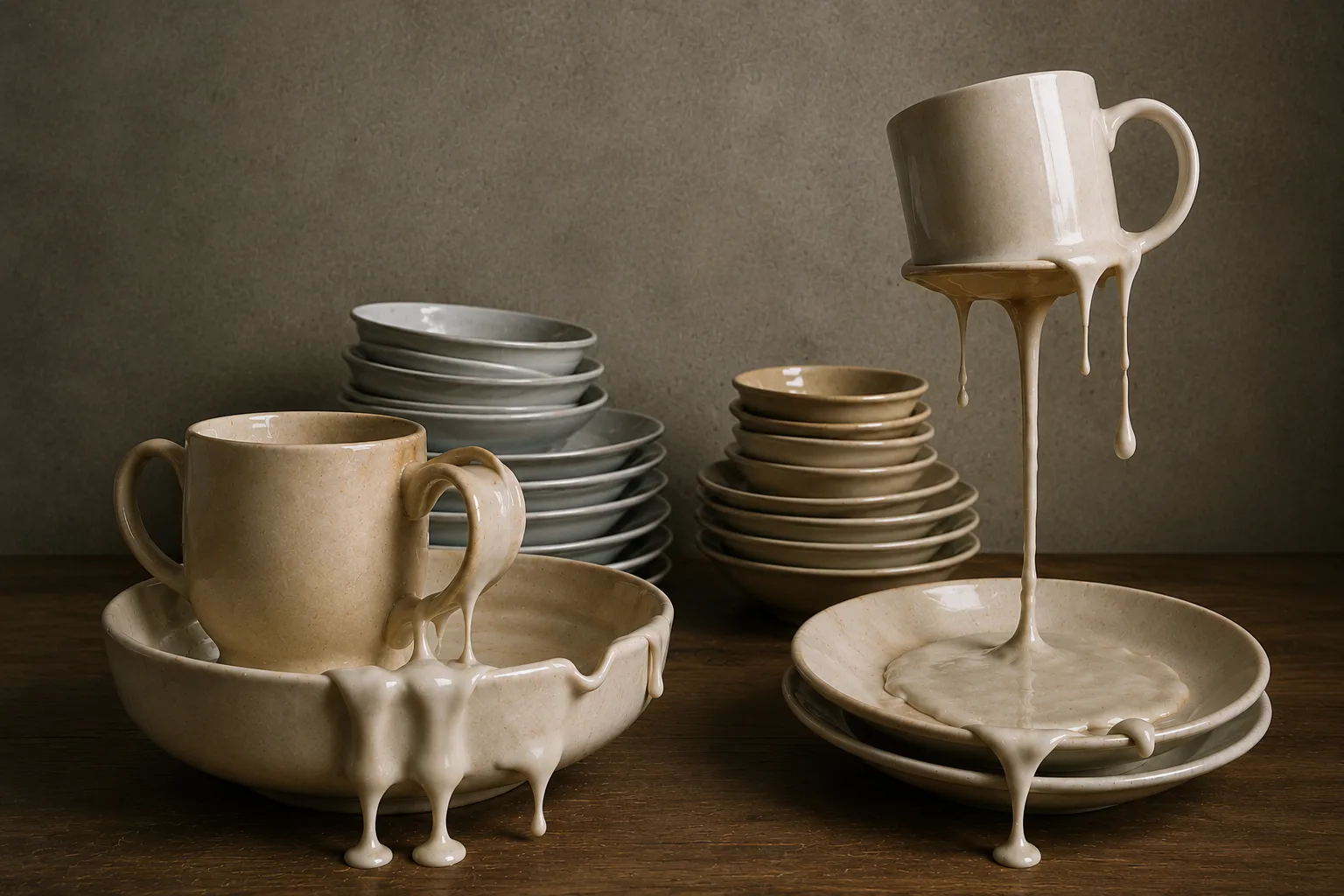 Melting Ceramic Cups