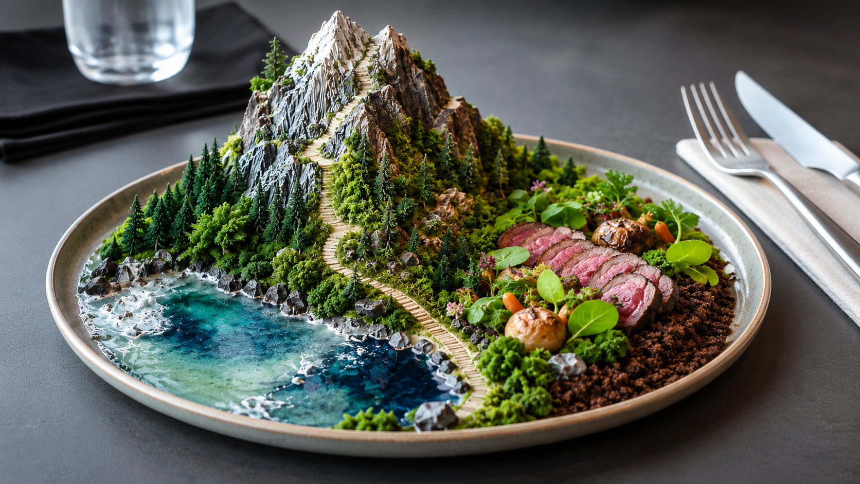 CELPIP Speaking Task 8: A Mountain Landscape on a Dinner Plate