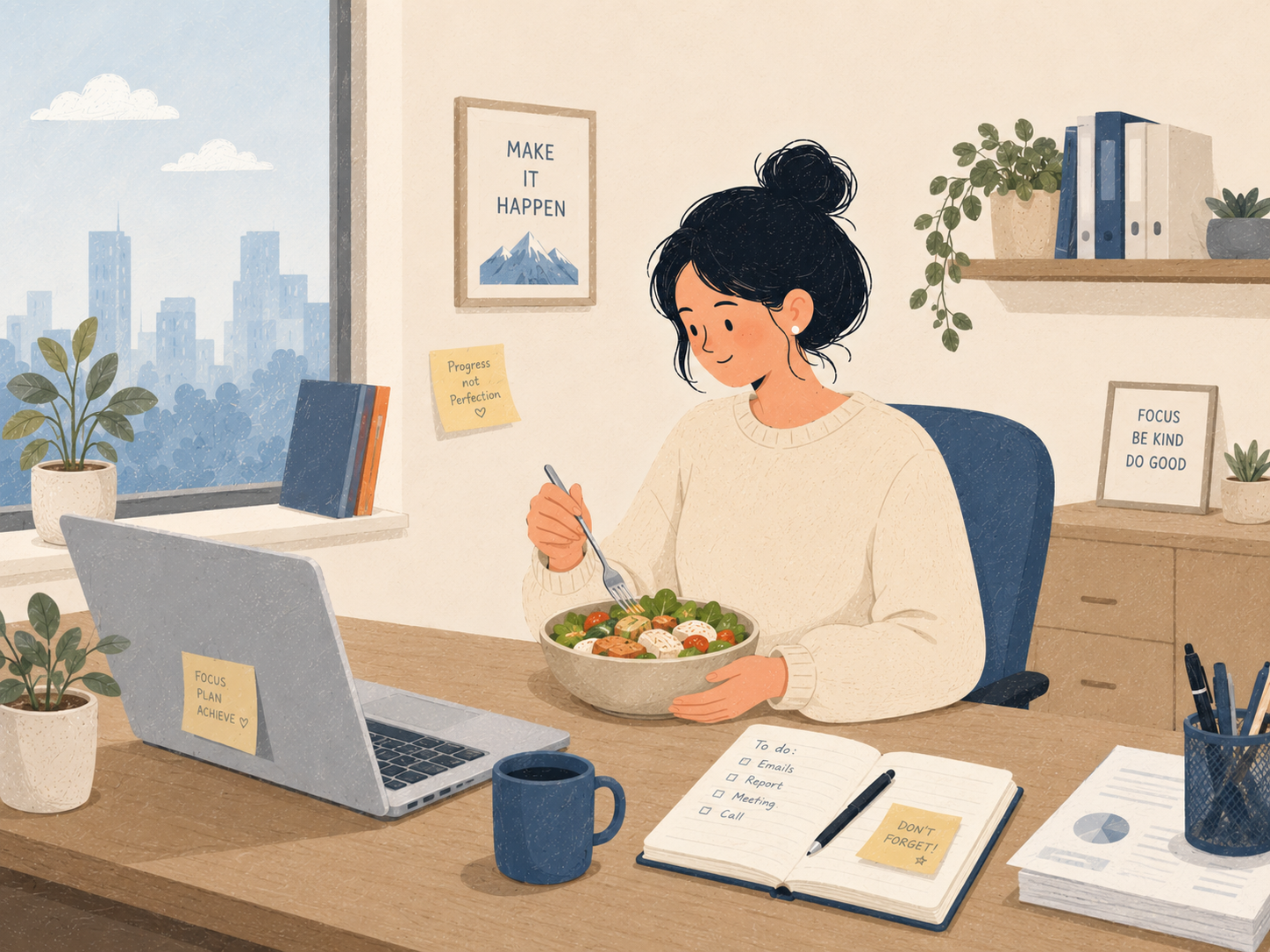 CELPIP Speaking Task 7: Eating Lunch at Your Desk