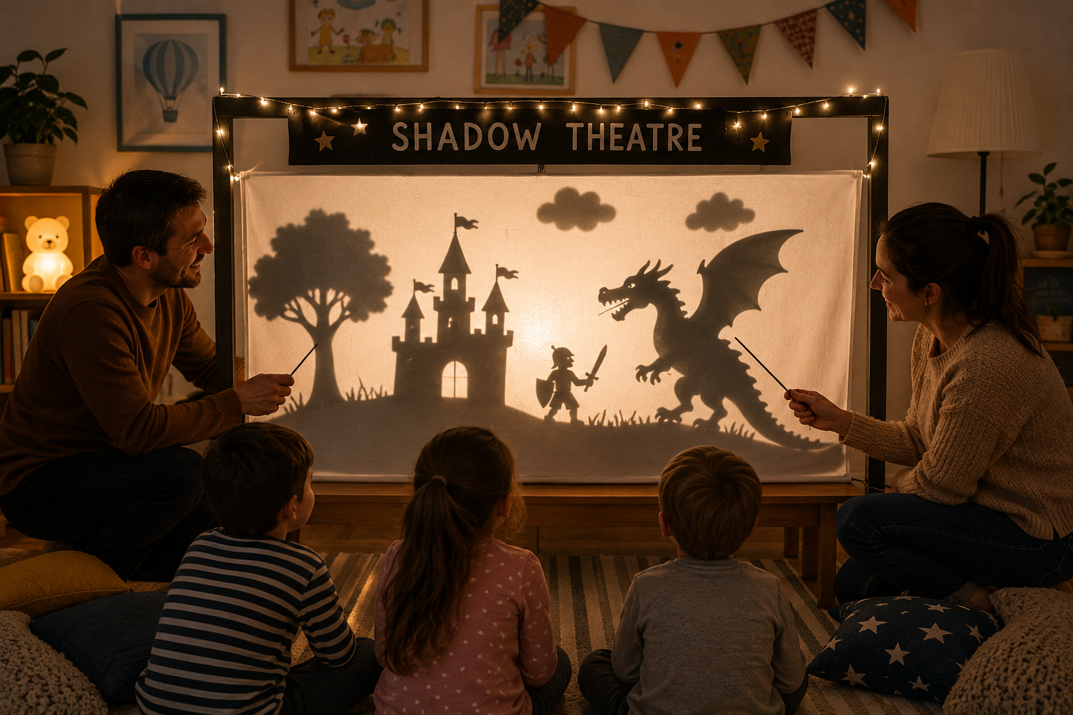 CELPIP Speaking Task 3: Family Shadow Theatre at Home