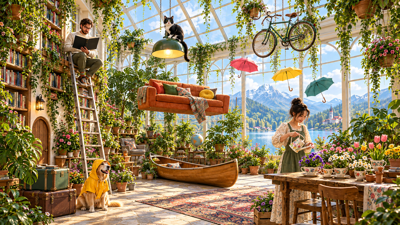 CELPIP Speaking Task 8: An Impossible Garden Library