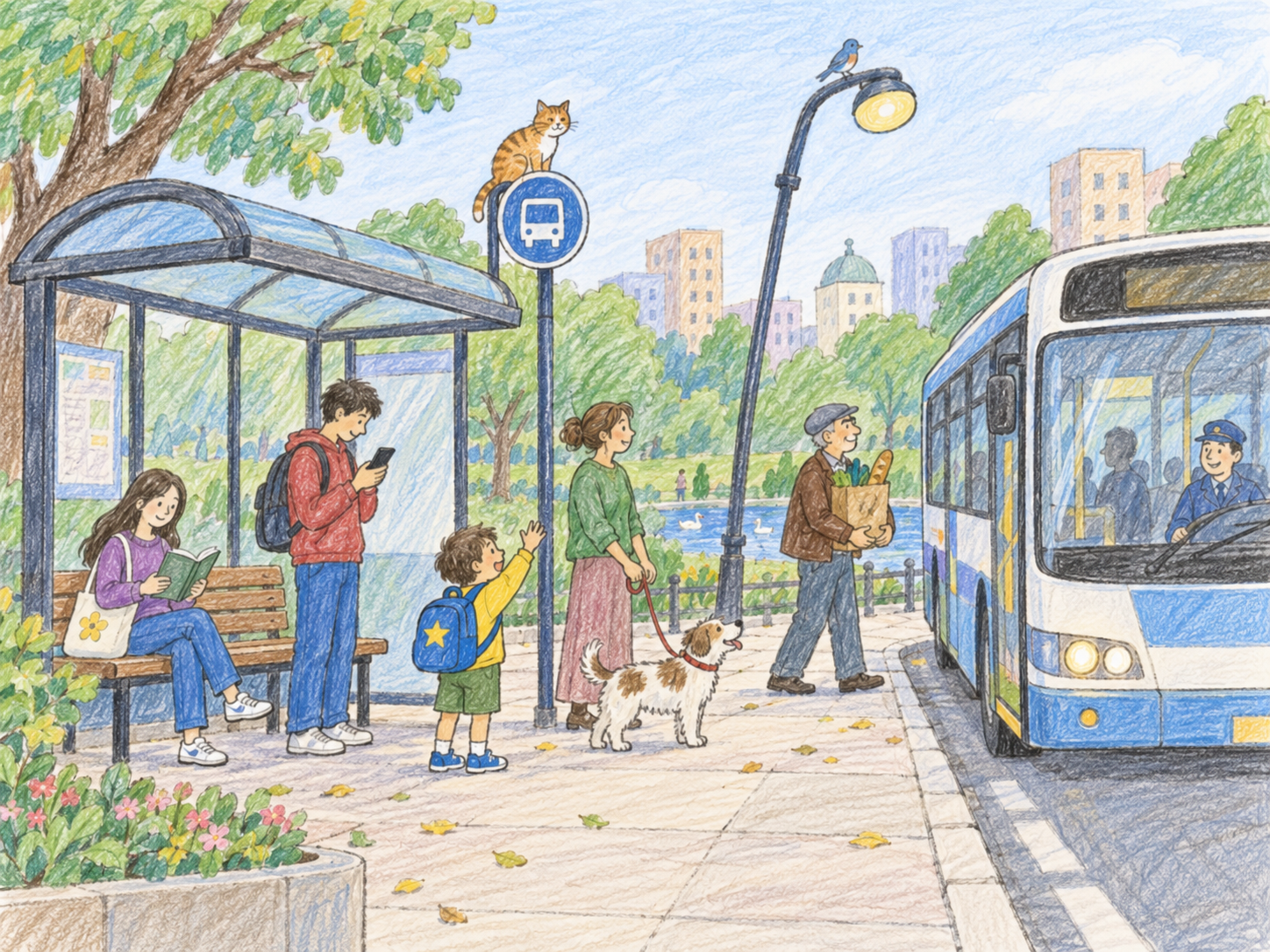 CELPIP Speaking Task 3 & 4 - Bus Stop Beside a City Park | CELPIP Speaking Practice | CELPTips