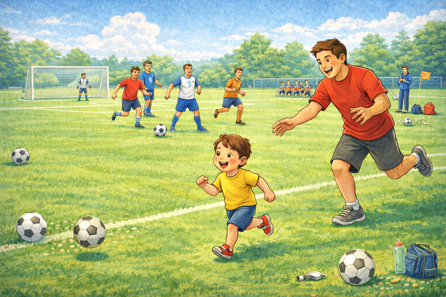 CELPIP Speaking Task 3: A Toddler Runs Onto the Soccer Field