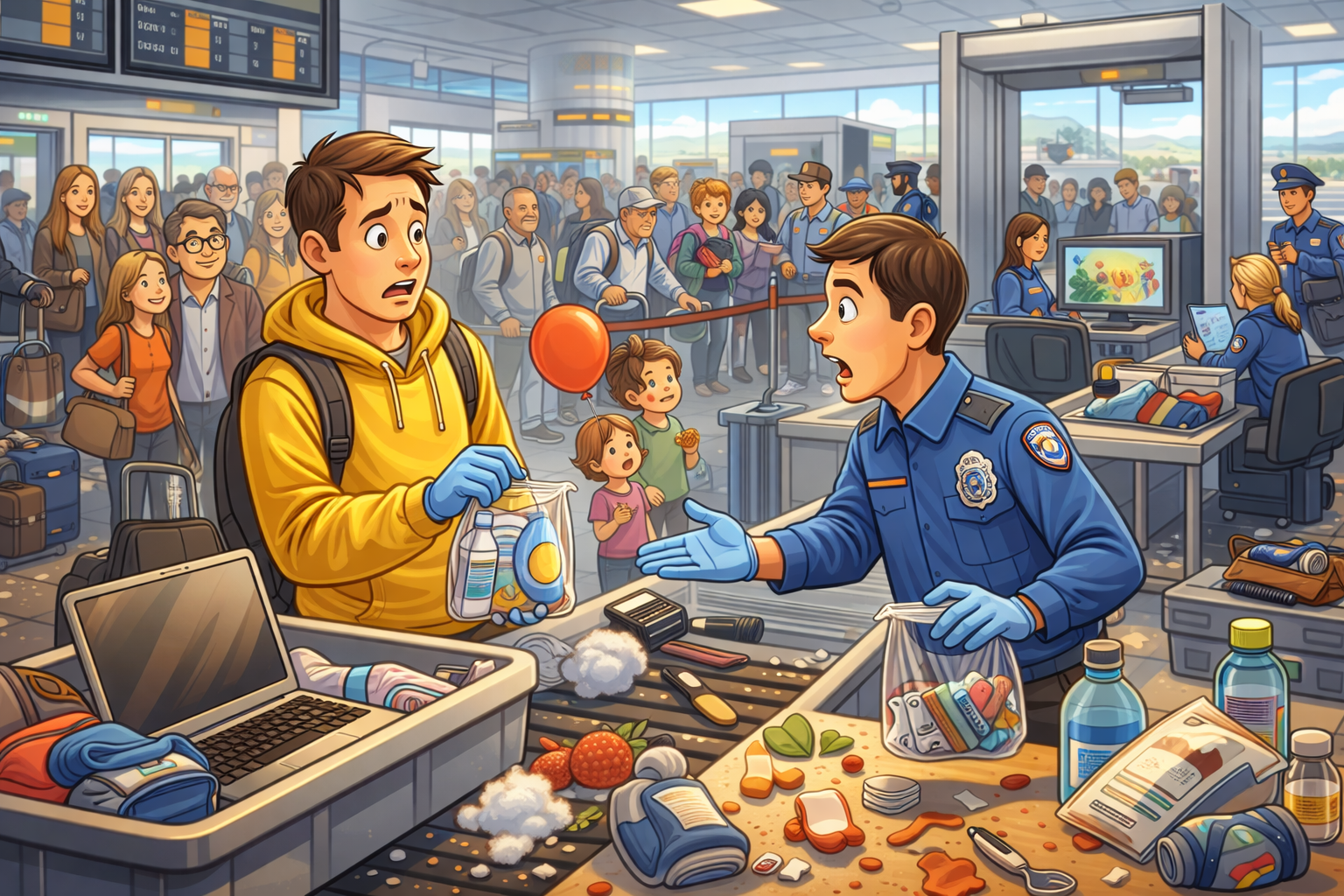 CELPIP Speaking Task 3: Airport Security Screening (Liquids Problem)