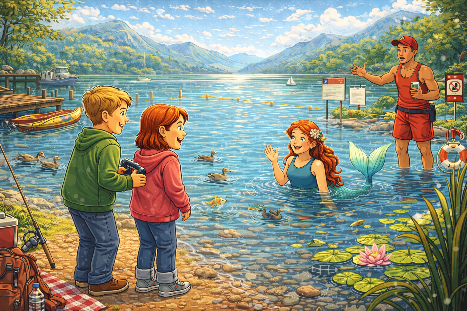 CELPIP Speaking Task 8: A Mermaid in a Mountain Lake