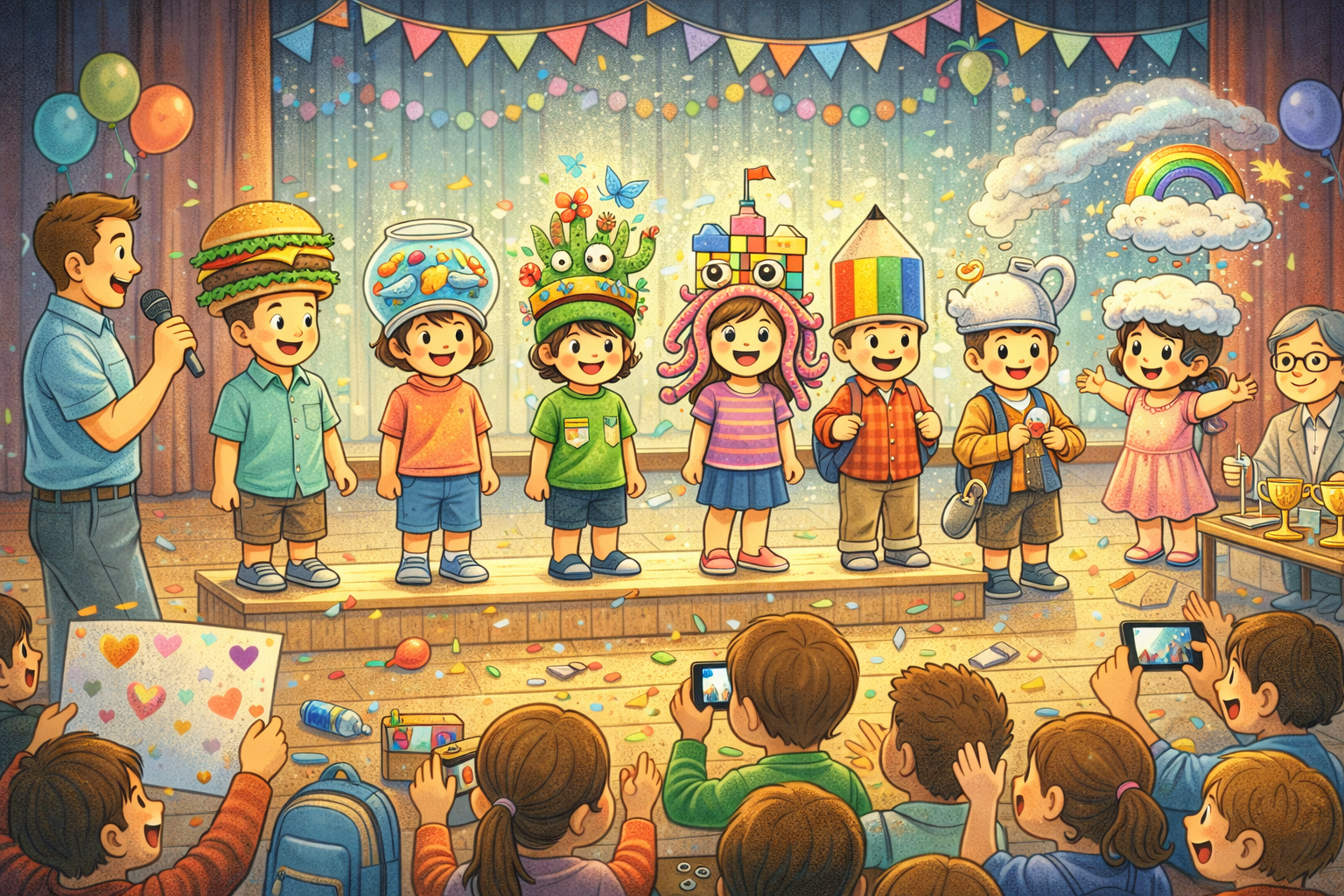 CELPIP Speaking Task 8: A Crazy Hat Contest at a School Assembly