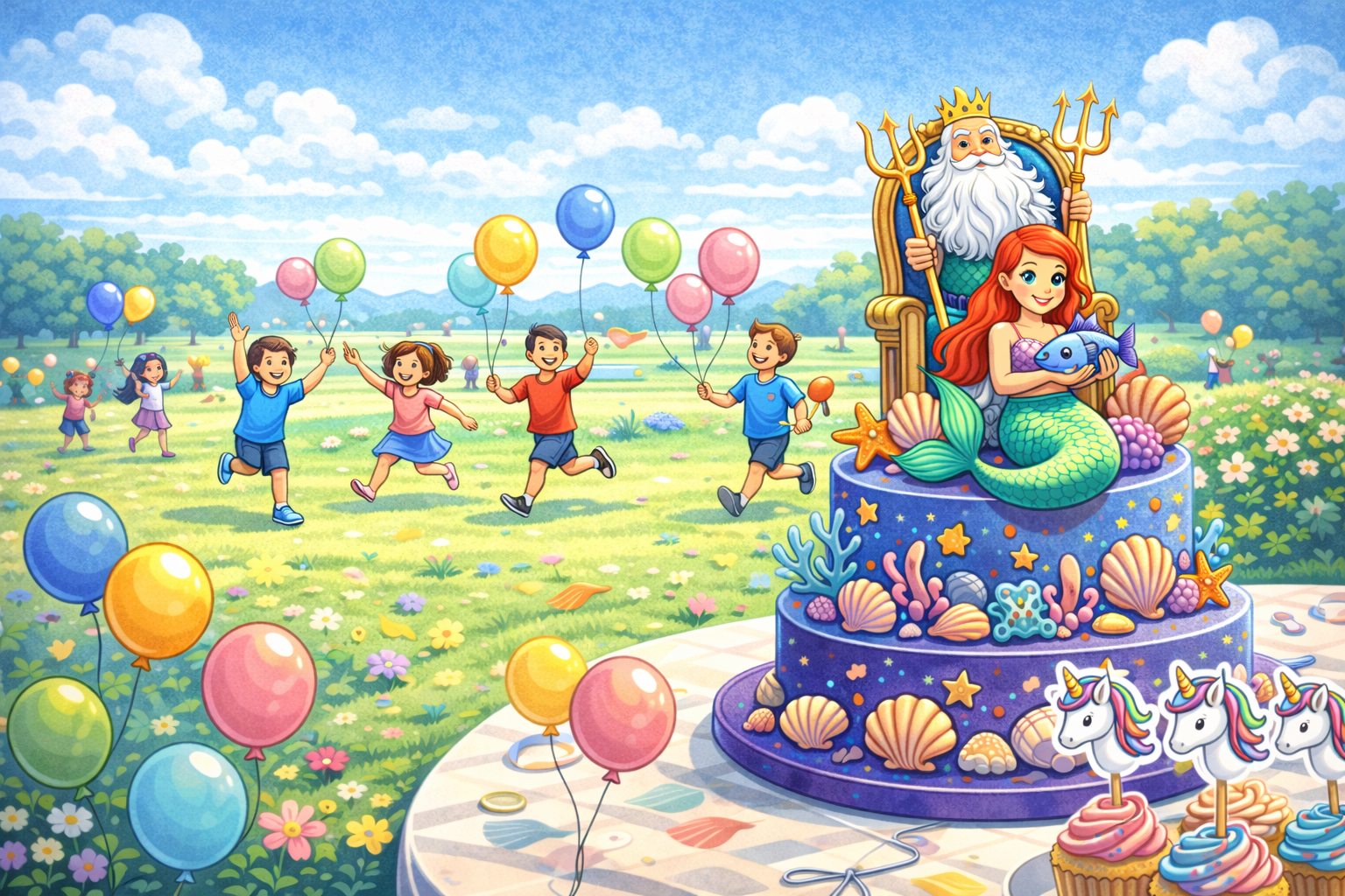 CELPIP Speaking Task 3: Mermaid Birthday Party in a Park