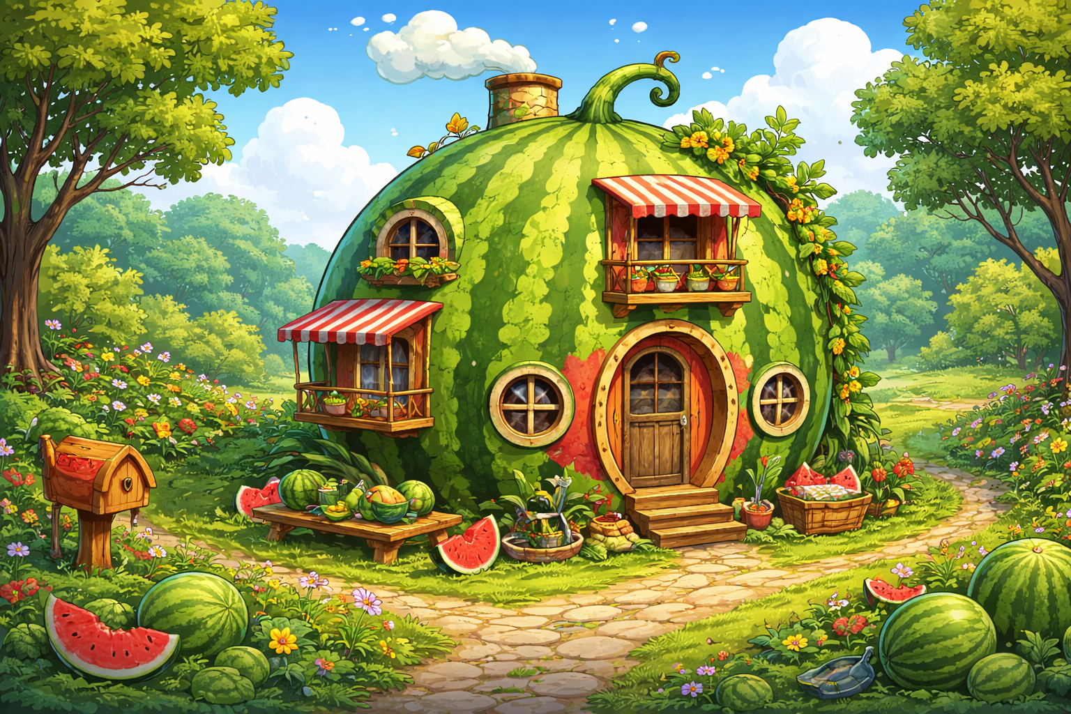 CELPIP Speaking Task 8: Watermelon House in the Forest