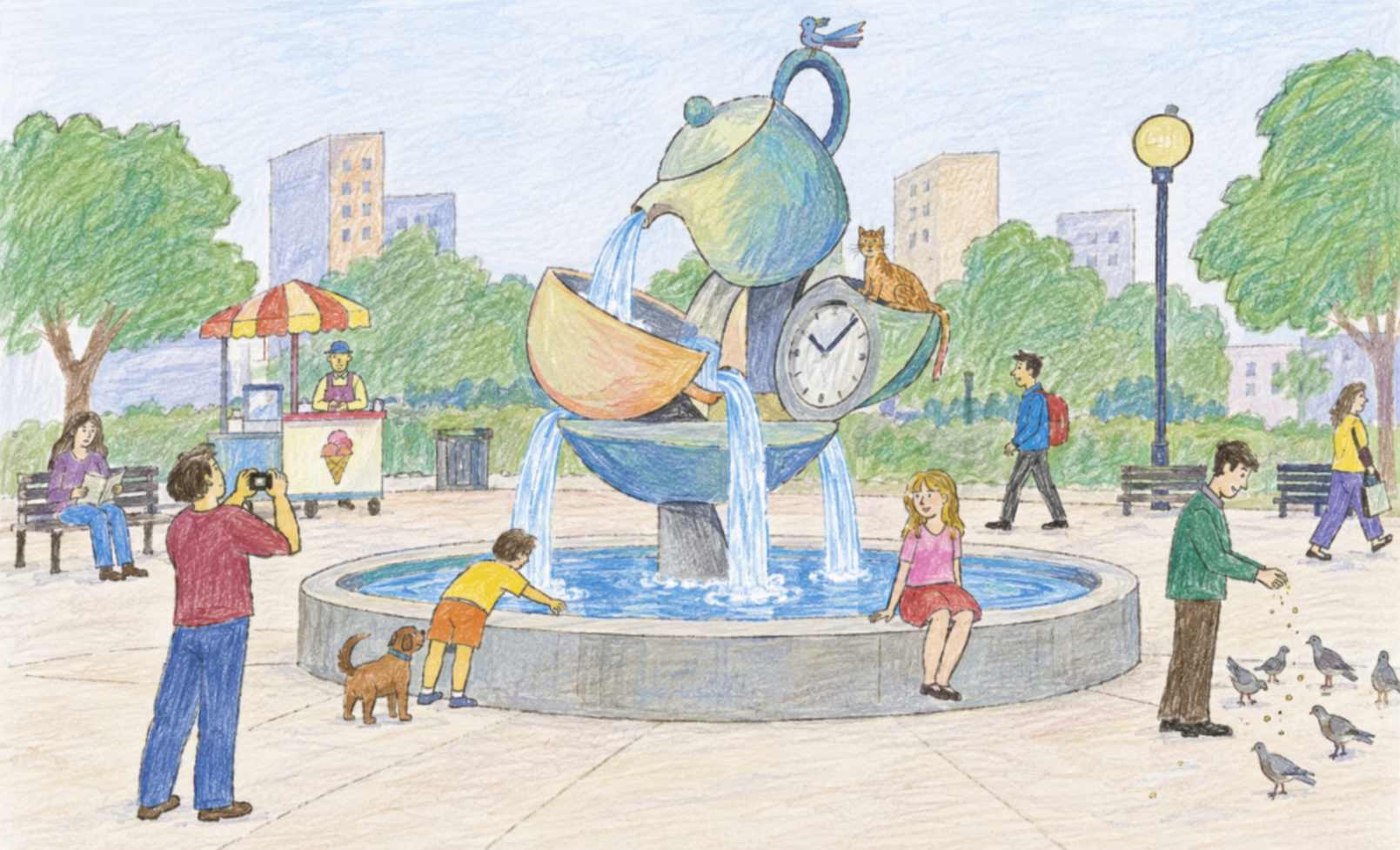 CELPIP Speaking Task 8 - An Unusual Fountain Sculpture | CELPIP Speaking Practice | CELPTips