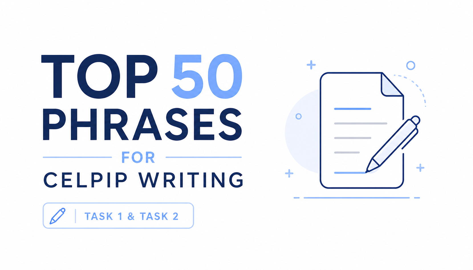 CELPIP Writing cheat sheet preview